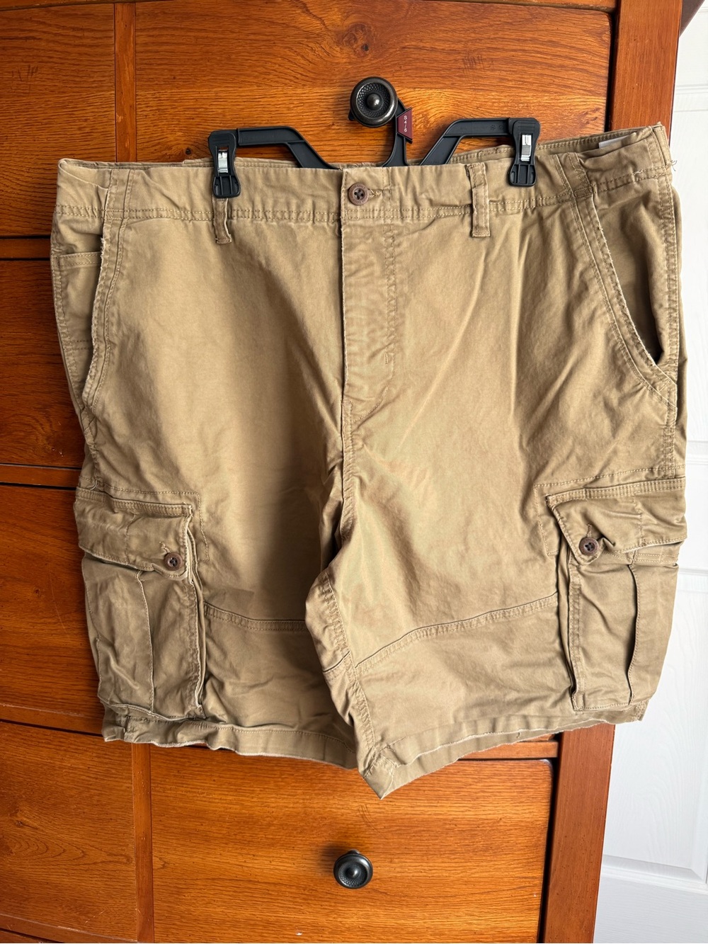 American Eagle Outfitters Men's Cargo Shorts in Khaki